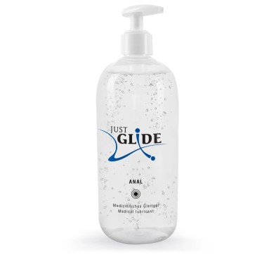 Just Glide - Analny Lubrykant Nawilżający Na Bazie Wody 500 ml